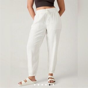 Athleta retreat linen jogger - women’s size XL